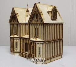 Kristiana Tudor 148 Scale Dollhouse Kit Without Shingles