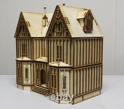 Kristiana Tudor 148 scale Dollhouse Kit Without Shingles
