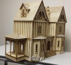 Kristiana Tudor Dollhouse 124 scale Dollhouse WITHOUT shingles Kristiana Tudor Dollhouse 124 scale Dollhouse WITHOUT shingles