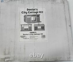 LIMITED EDITION Hobby Builders 112 Denise's City Cottage Dollhouse Kit 92015