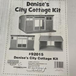 LIMITED EDITION Hobby Builders 112 Denise's City Cottage Dollhouse Kit 92015