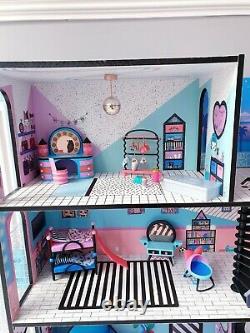 LOL Doll Surprise OMG House With Furniture, Accessories and Extras Bundle Wood