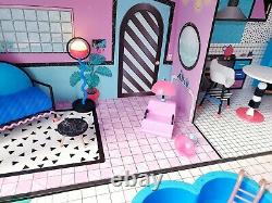 LOL Doll Surprise OMG House With Furniture, Accessories and Extras Bundle Wood