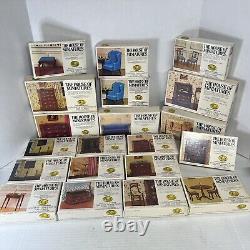 LOT Vintage House Of Miniatures 1970s XACTO Collectors Series 20 LOT Furnitures
