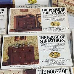 LOT Vintage House Of Miniatures 1970s XACTO Collectors Series 20 LOT Furnitures