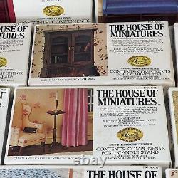 LOT Vintage House Of Miniatures 1970s XACTO Collectors Series 20 LOT Furnitures