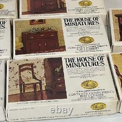 LOT Vintage House Of Miniatures 1970s XACTO Collectors Series 20 LOT Furnitures