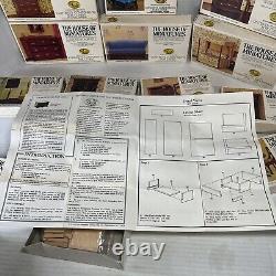 LOT Vintage House Of Miniatures 1970s XACTO Collectors Series 20 LOT Furnitures