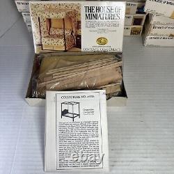 LOT Vintage House Of Miniatures 1970s XACTO Collectors Series 20 LOT Furnitures