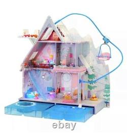 L. O. L. Surprise! O. M. G. Winter Chill Cabin Wooden Doll House with 95+ Surprises