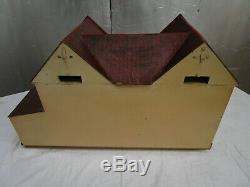 Large Vintage 1950s Dolls House Kit Built With Some Accessories