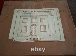 Large Wooden Dolls House Kit The Manor Boxed Heavy