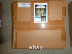 Laser Tech Barber Shop Book Store Dollhouse Building Wood Kit BB2000 NIB