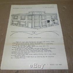 Lee Wards Doll House Kit Western Store Front Vintage New Old Stock Wood Leewards