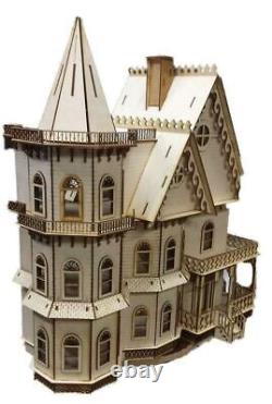 Leon Gothic Dolls House 148 Quarter 1/4 Inch Scale Laser Cut Flat Pack Kit