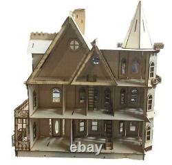 Leon Gothic Dolls House 148 Quarter 1/4 Inch Scale Laser Cut Flat Pack Kit