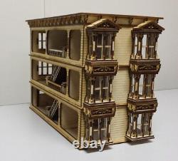 Lisa Painted Lady San Francisco Garage/French Door 148 Scale Dollhouse Kit
