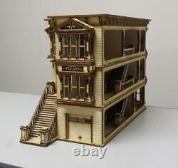 Lisa San Francisco Dolls House 148 Quarter Scale Lazer Cut Flat Pack Kit