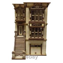 Lisa San Francisco Painted Lady Dolls House 124 Half Inch Scale Flat Pack Kit