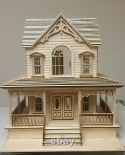 Little Briana Country Victorian Cottage 124 Scale Dollhouse Kit with Shingles