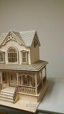 Little Briana Country Victorian Cottage 124 Scale Dollhouse Kit with Shingles