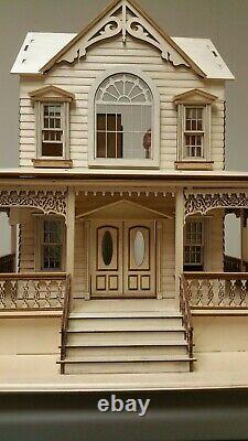 Little Briana Country Victorian Cottage 124 Scale Dollhouse Kit with Shingles