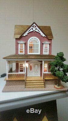 Little Briana Country Victorian Cottage 124 Scale Dollhouse WITH Shingles