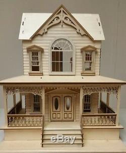 Little Briana Country Victrorian Cottage 124 Scale Dollhouse NO Shingles