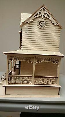 Little Briana Country Victrorian Cottage 124 Scale Dollhouse with shingles
