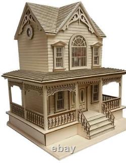 Little Briana Victorian Country Cottage Dolls House 124 Lazer Cut Flat Pack Kit