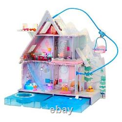 Lol Surprise Omg Winter Chill Cabin Wooden Doll House New