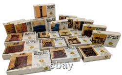 Lot 20 Vintage The House of Miniatures Dollhouse Furniture X-Acto 1977 Sealed