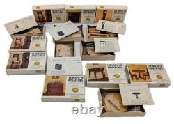 Lot 20 Vintage The House of Miniatures Dollhouse Furniture X-Acto 1977 Sealed