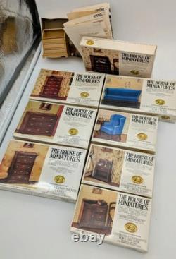 Lot 20 Vintage The House of Miniatures Dollhouse Furniture X-Acto 1977 Sealed