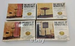 Lot 20 Vintage The House of Miniatures Dollhouse Furniture X-Acto 1977 Sealed
