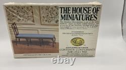 Lot 3 X-Acto House of Miniatures Kits Sealed 1980 Dollhouse Furniture Table Bed