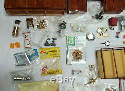 Lot Doll House Items Realife Miniatures Kits Heritage Series Many Extras Custom