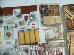 Lot Doll House Items Realife Miniatures Kits Heritage Series Many Extras Custom