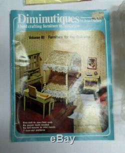 Lot Doll House Items Realife Miniatures Kits Heritage Series Many Extras Custom