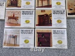 Lot Of 10 New House of Miniatures Furniture Kits Wiod X-Acto 1977