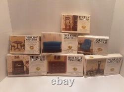 Lot Of 11 Mostly New The House Of Miniatures Dollhouse Furniture Kits Sealed