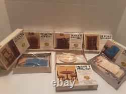 Lot Of 11 Mostly New The House Of Miniatures Dollhouse Furniture Kits Sealed