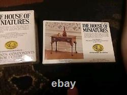 Lot Of 11 The House Of Miniatures Furniture Kits Vintage 7 SEALED 4 Not Sealed