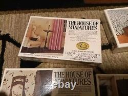 Lot Of 11 The House Of Miniatures Furniture Kits Vintage 7 SEALED 4 Not Sealed