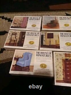 Lot Of 11 The House Of Miniatures Furniture Kits Vintage 7 SEALED 4 Not Sealed