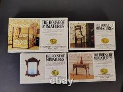 Lot Of 13+ House Of Miniatures 112 Kits Canopy Bed-Couch-Chairs-Chests-Desk