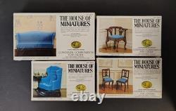 Lot Of 13+ House Of Miniatures 112 Kits Canopy Bed-Couch-Chairs-Chests-Desk