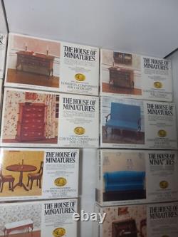 Lot Of 18 X-acto House Of Miniatures Doll House Furniture Kits 5 Sealed (#2)