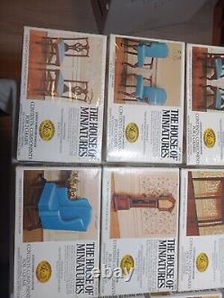 Lot Of 18 X-acto House Of Miniatures Doll House Furniture Kits 5 Sealed (#2)