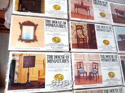 Lot Of 18 X-acto House Of Miniatures Doll House Furniture Kits 8 Sealed (#1)